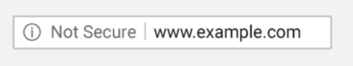 Chome webpage Not Secure
