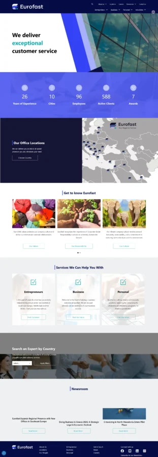 κατασκευη ιστοσελιδας για tax consultants από τη Bluemind