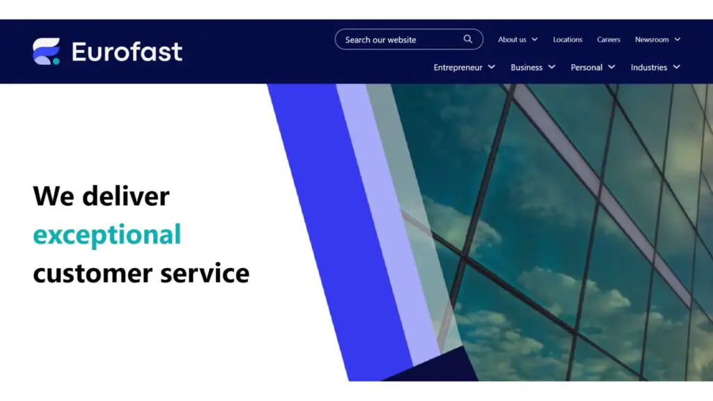 website development for eurofast advisory company
