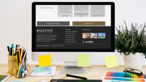 Κατασκευή ιστοσελίδας για αρχιτεκτονική εταιρεία Morpho από τη Bluemind