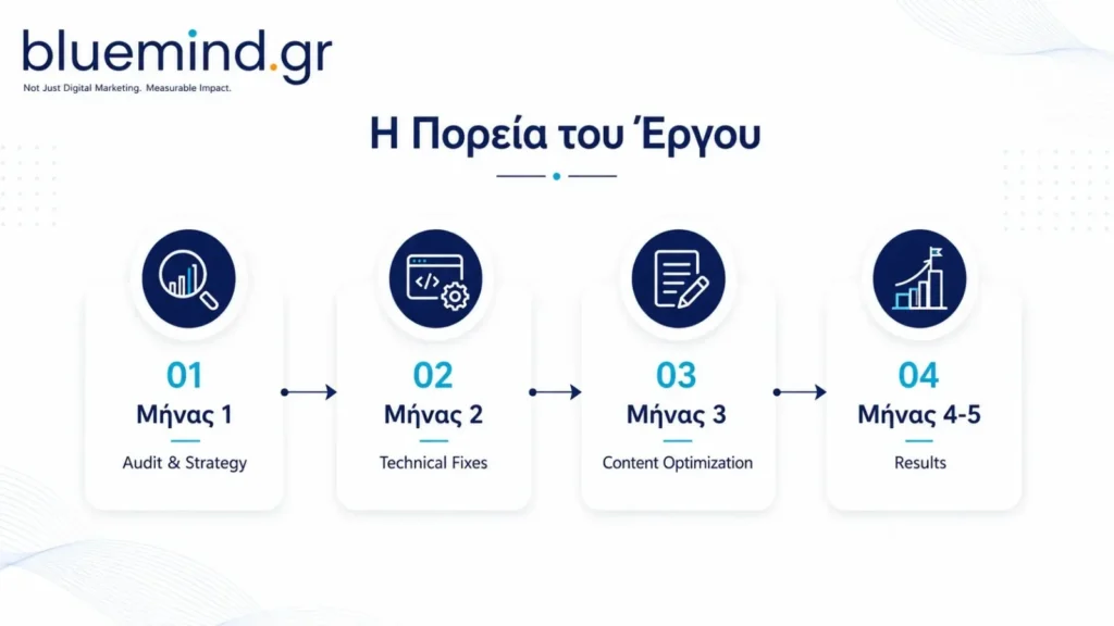 Διαδικασία SEO για eshop - 4 φάσεις υλοποίησης από τη Bluemind
