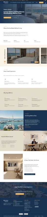 Νέο επίσημο site για το Wyndham Residences Piraeus Marina Zeas από τη Bluemind